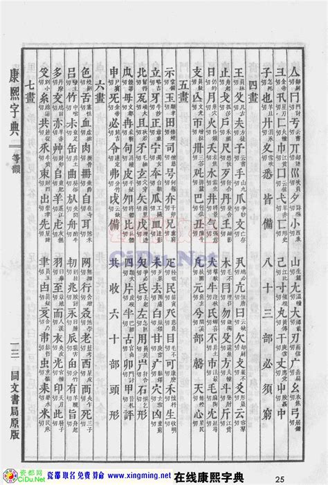 莉五行|康熙字典：莉字解释、笔画、部首、五行、原图扫描版